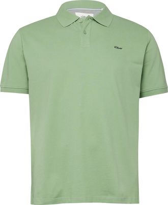s.Oliver Poloshirt, Herren, Gr. 3XL, gr&uuml;n, Piqu&eacute;, Obermaterial: 100% Baumwolle, S.OLIVER MEN BIG SIZES, unifarben, normal h&uuml;ftbedeckend, Rundhals, B&uuml;ndchen, Sh