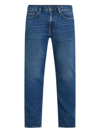 Tommy Hilfiger logo patch jeans - men - Cotton/Elastane - 32/34 - Blue