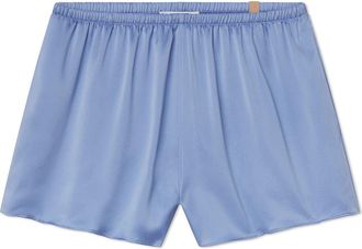 Lunya Washable Silk Pajama Shorts in Half-Light Periwinkle at Nordstrom, Size X-Small