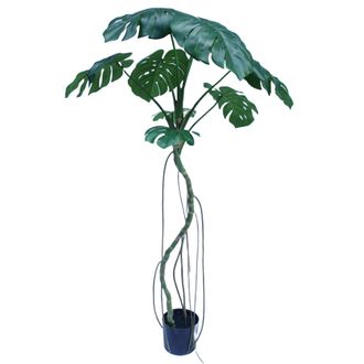 Leaf Monstera Tree Green Deluxe Faux Plant 180cm