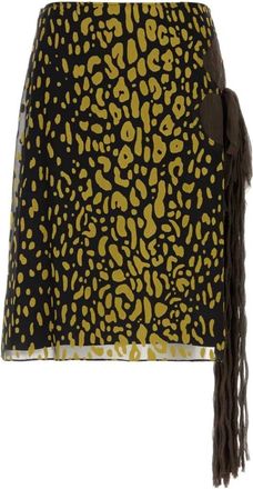 Ferragamo Midi Skirts, female, Multicolor, Size: 2XS Gonna Midi