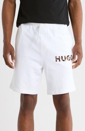 BOSS Djortuno Cotton Shorts in White at Nordstrom Rack, Size Xx-Large