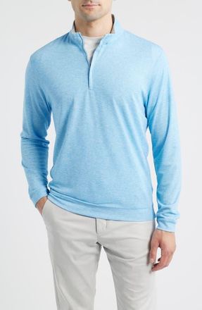 Johnnie-O Pircio Performance Quarter Zip Pullover in Macaw at Nordstrom, Size Xx-Large