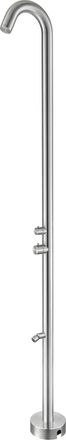 Puma Ducha Exterior Inox 316l, Agua Caliente/fr&iacute;a, Compatible Con Manguera De Jard&iacute;n, Lavapi&eacute;s (ts1002)