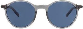 Montblanc 50mm Core Round Sunglasses in Grey Grey Blue at Nordstrom Rack