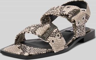 Steve Madden Sandalen mit Ziernieten Modell SARIA in Beige, Gr&ouml;&szlig;e 37