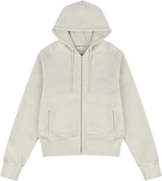 Entire studios Slim Zip Up Hoodie - Heren - Vesten met rits - Wit - XL - Katoen - Hoodies & sweatvesten
