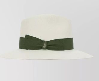 Borsalino giulietta panama hat grosgrain ribbon crown