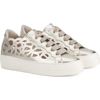 AGL Mandi Cutout Platform Sneaker in Sandy-Milk at Nordstrom Rack, Size 7.5Us / 37.5Eu
