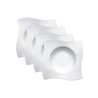 Villeroy & Boch NewWave Rim Soups Set of 4 in White at Nordstrom