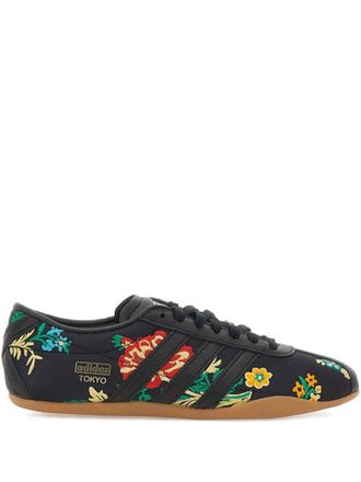 adidas Sneakers con ricamo a fiori - Nero