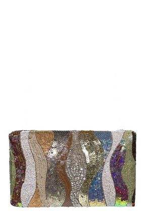 Simitri Dune Kitsch Clutch in Gold at Nordstrom