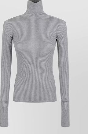 Max Mara niagara wool ribbed high neck top