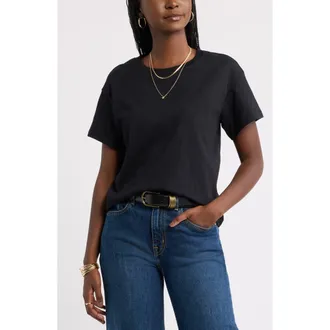 Treasure & Bond Favorite T-Shirt in Black at Nordstrom, Size Xx-Small