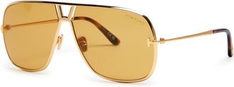 Tom Ford Stavros Aviator-style Sunglasses - Gold - One Size