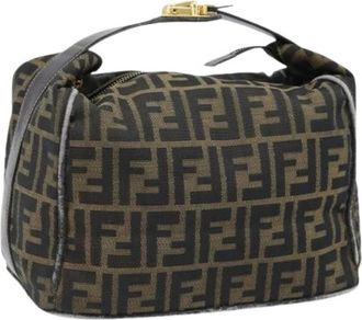 Fendi Pre-owned Canvas Mini Bag - Dames - Vintage Mini Tas - Bruin - ONE Size - Vintage