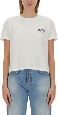 A.P.C. T -Shirt -Con -Logo