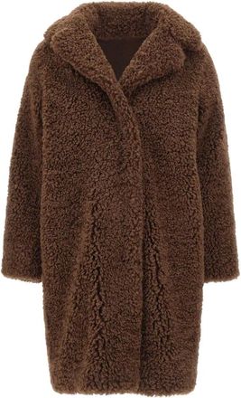 Roberto Ricci Design Lamsjas Jkt - Dames - Jassen - Bruin - Maat: L Wol