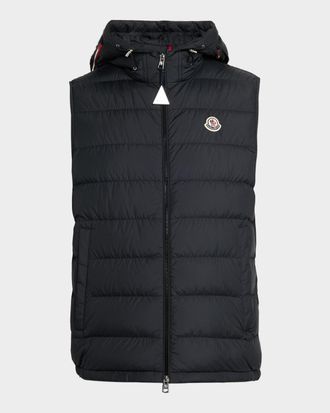 Moncler Men & apos;s Hooded Down Vest