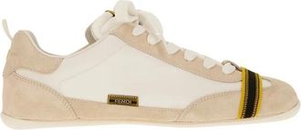 Fendi Wrap Sneakers - Heren - Sneakers - Beige - 44 EU - Leer - Schoenen