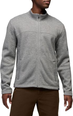 Prana Two Harbors Full Zip Jacket in Heather Grey at Nordstrom, Size X-Large