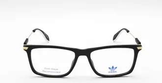 adidas Mens Black Rectangular Eyeglass Frames OR5050-1
