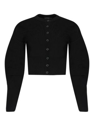 Wardrobe.NYC Matte cardigan - Black