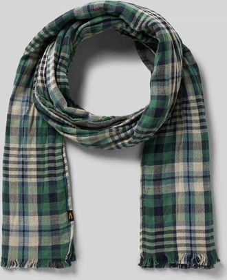 Camel Active Schal mit Fransen in Dunkelgruen, Größe 1