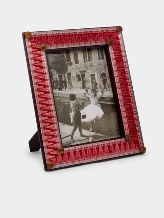 Giberto Ibisco Hand-Blown Murano Glass Photo Frame
