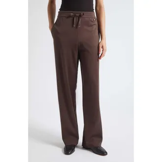Herno Knit Cotton Jersey Pants in 8800 Chocolate at Nordstrom, Size X-Large