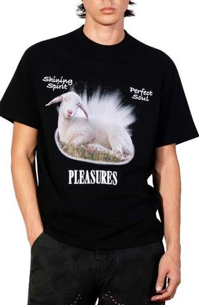 Pleasures Shine Graphic T-Shirt in Black at Nordstrom, Size X-Large