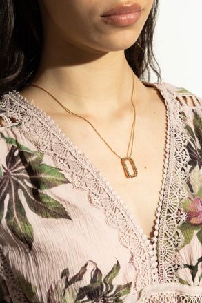 AllSaints Pendant Necklace, Womens, Gold