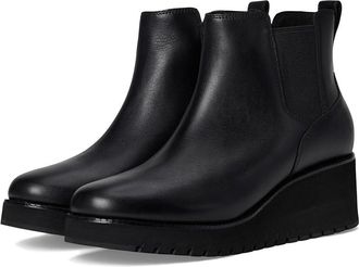 Cole Haan Zerogrand City Wedge Boots Womens Boots Black/Black Waterproof : 10.5 B - Medium, Leather