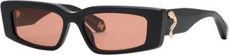 Roberto Cavalli Src 185 700Y Zonnebril - Dames - Zonnebrillen - Zwart - 55 MM - Accessoires