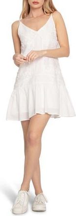 Belle & Bloom Sunny Afternoon Dropwaist Minidress in White at Nordstrom Rack, Size X-Small