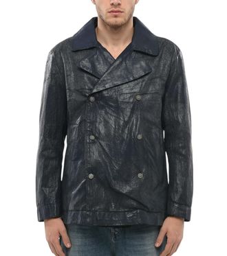 Diesel Dark Blue Double Breasted Jacket