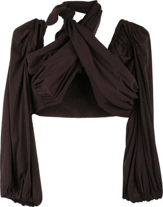 Philosophy di Lorenzo Serafini Blusa - Blouses & Shirts - Mujer - Marr&oacute;n - S