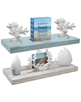 Sorbus 2 Tier Large Floating Shelf