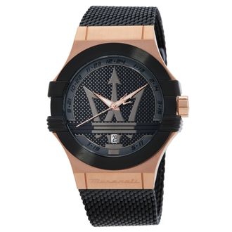 Maserati Potenza Quartz Black Dial Mens Watch R8853108010