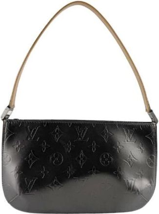 Louis Vuitton Pre-owned Shoulder Bags, female, Black, Size: ONE SIZE Pre-owned Vintage Monogram Mat Handbag