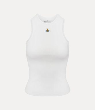Vivienne Westwood 90s Vest Rib Jersey White XXL Unisex