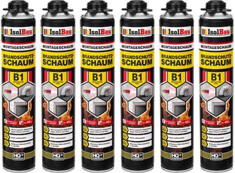 OEM Isolbau Schiuma Ignifuga B1 Brandschutzschaum 6 X 750ml
