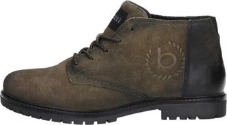 Bugatti Barrack Enkellaarsjes - Heren - Veterlaarzen - Groen - 40 EU - Schoenen