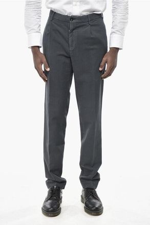 Incotex Stretch Cotton 1-Pleat Trousers size 52