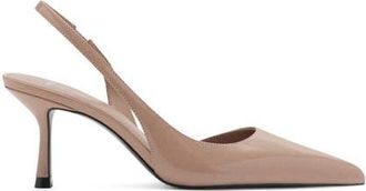 Mango Star Slingback Pointed Toe Half dOrsay Pump in Beige at Nordstrom, Size 8.5Us