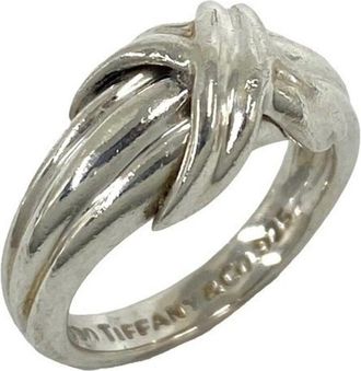 Tiffany & Co. Silver Silver 925 Band Ring (Pre-Owned)