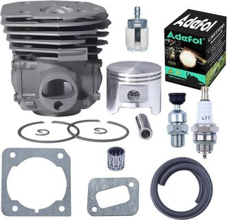 OEM Piezas De Motosierra Linduxe 353 Para Husqvarna 351, 350, 346xp, Epa 345 Y 340 Con Kits De Pist&oacute;n De Cilindro De Gran Di&aacute;metro De 45 Mm, V&aacute;lvula De De