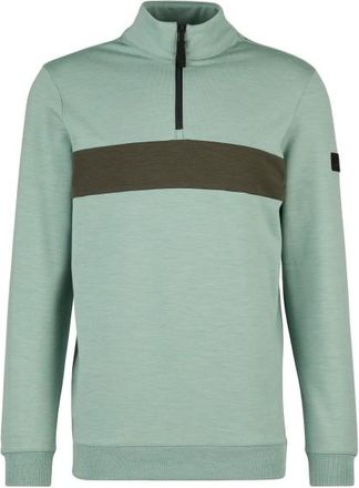 Stoic MerinoFleece335 MMXX. Lulea II Half Zip Merinopullover für Herren | türkis