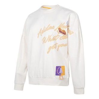 adidas (WMNS) adidas neo sweaters beige white IA6771
