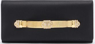 Bulgari Bvlgari Tubogas embellished satin clutch